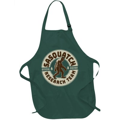 Funny Vintage Sasquatch Research Team Emblem Apron