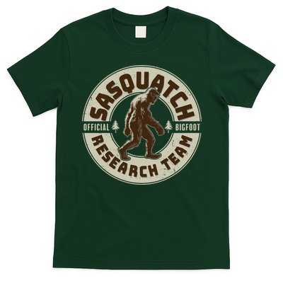 Funny Vintage Sasquatch Research Team Emblem T-Shirt