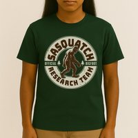 Funny Vintage Sasquatch Research Team Emblem T-Shirt