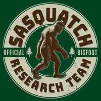 Funny Vintage Sasquatch Research Team Emblem T-Shirt