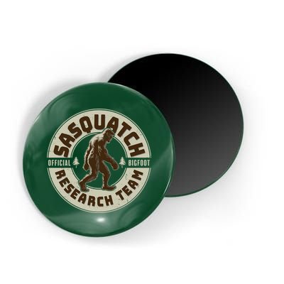 Funny Vintage Sasquatch Research Team Emblem Magnet