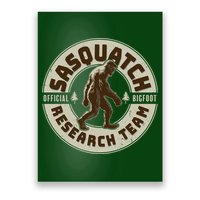 Funny Vintage Sasquatch Research Team Emblem Poster