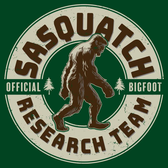 Funny Vintage Sasquatch Research Team Emblem Visor