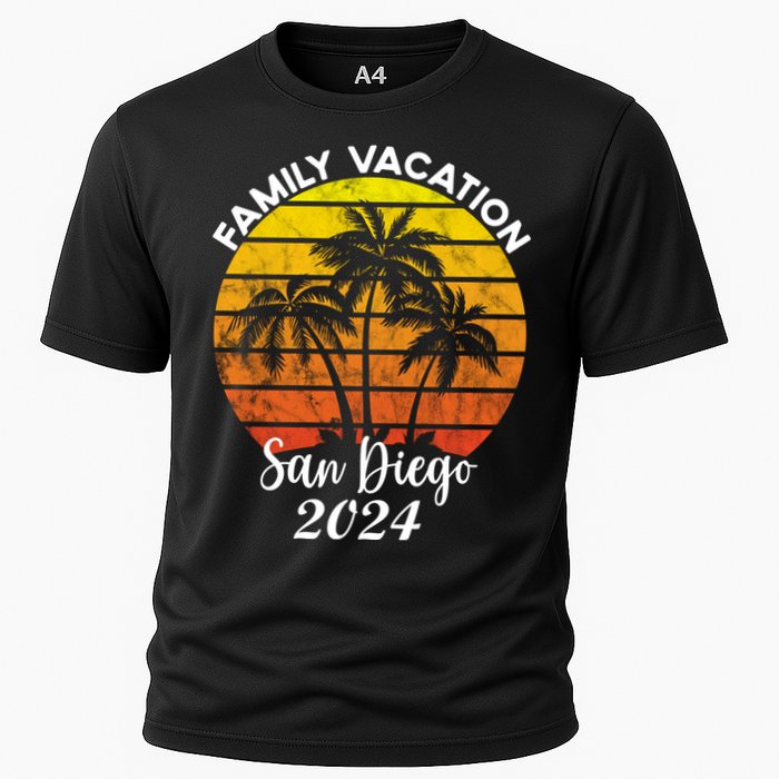 Family Vacation San Diego 2024 Matching Family Beach Cooling Performance Crew T-Shirt
