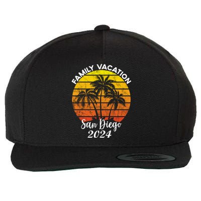 Family Vacation San Diego 2024 Matching Family Beach Wool Snapback Cap