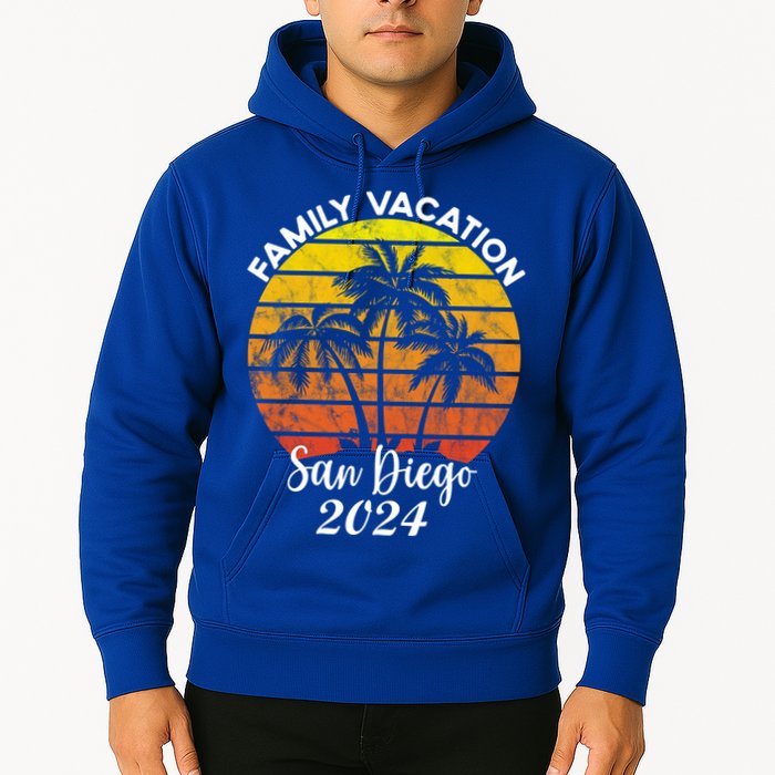 Family Vacation San Diego 2024 Matching Family Beach Hoodie