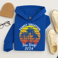 Family Vacation San Diego 2024 Matching Family Beach Hoodie