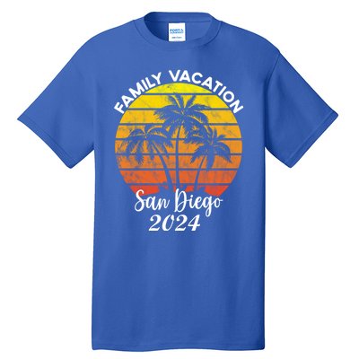 Family Vacation San Diego 2024 Matching Family Beach Tall T-Shirt