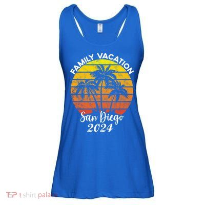 Family Vacation San Diego 2024 Matching Family Beach Ladies Essential Flowy Tank