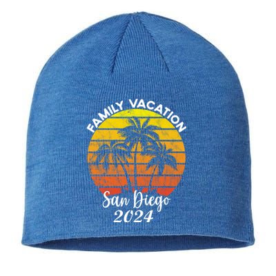 Family Vacation San Diego 2024 Matching Family Beach Sustainable Beanie