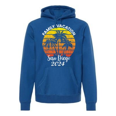 Family Vacation San Diego 2024 Matching Family Beach Premium Hoodie