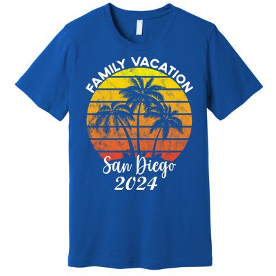 Family Vacation San Diego 2024 Matching Family Beach Premium T-Shirt