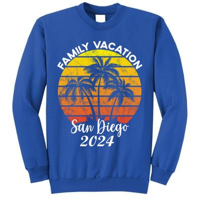 Family Vacation San Diego 2024 Matching Family Beach Tall Sweatshirt