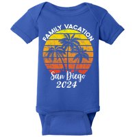 Family Vacation San Diego 2024 Matching Family Beach Baby Bodysuit