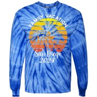 Family Vacation San Diego 2024 Matching Family Beach Tie-Dye Long Sleeve Shirt