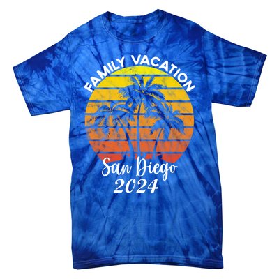 Family Vacation San Diego 2024 Matching Family Beach Tie-Dye T-Shirt