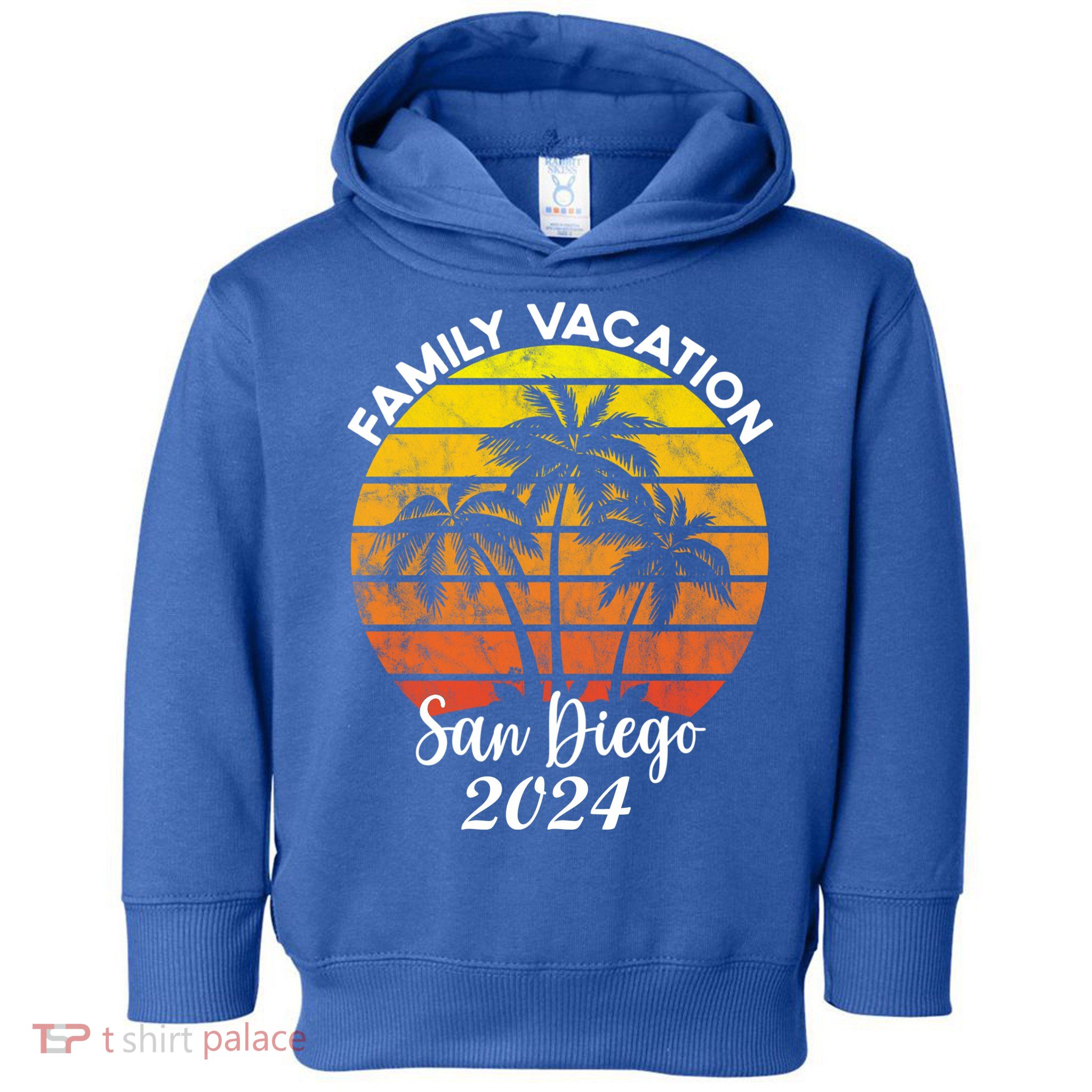 Family Vacation San Diego 2024 Matching Family Beach Toddler Hoodie