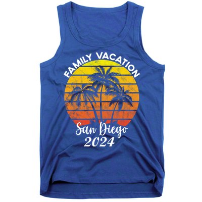 Family Vacation San Diego 2024 Matching Family Beach Tank Top