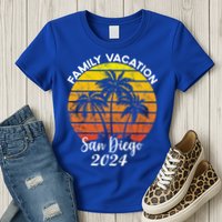Family Vacation San Diego 2024 Matching Family Beach Womens T-Shirt