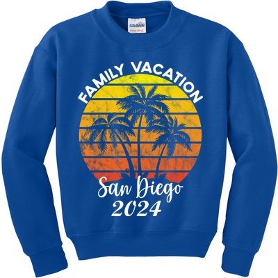 Family Vacation San Diego 2024 Matching Family Beach Kids Sweatshirt