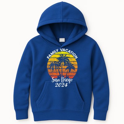 Family Vacation San Diego 2024 Matching Family Beach Kids Hoodie