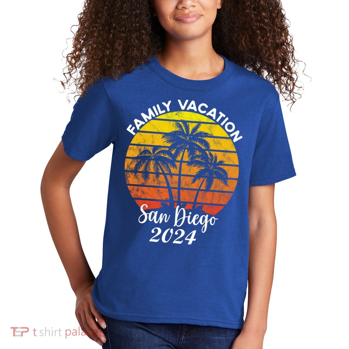Family Vacation San Diego 2024 Matching Family Beach Kids T-Shirt