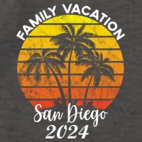 Family Vacation San Diego 2024 Matching Family Beach Vector Backpack