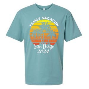 Family Vacation San Diego 2024 Matching Family Beach Sueded Cloud Jersey T-Shirt