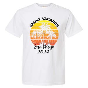 Family Vacation San Diego 2024 Matching Family Beach Garment-Dyed Heavyweight T-Shirt