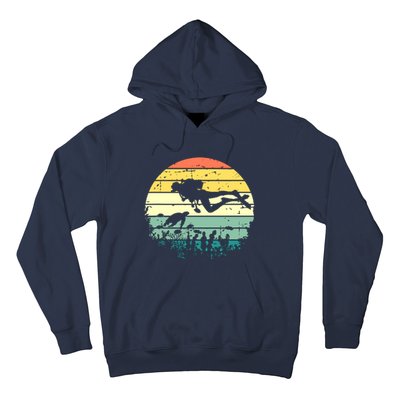 Funny Vintage Scuba Diving Dive Diver Hoodie