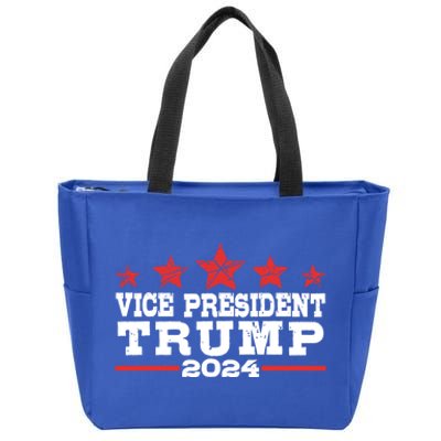 Funny Vp Trump Funny Biden Election Vp Trump 2024 Cute Gift Zip Tote Bag