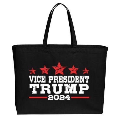 Funny Vp Trump Funny Biden Election Vp Trump 2024 Cute Gift Cotton Canvas Jumbo Tote