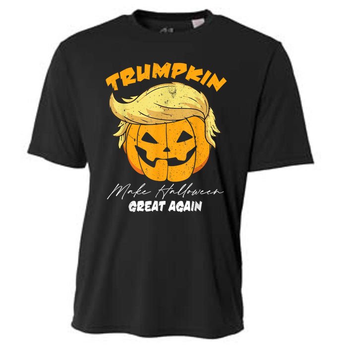 Funny Vintage Trumpkin Make Halloween Great Again Cooling Performance Crew T-Shirt