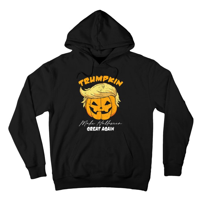 Funny Vintage Trumpkin Make Halloween Great Again Hoodie