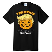 Funny Vintage Trumpkin Make Halloween Great Again Tall T-Shirt