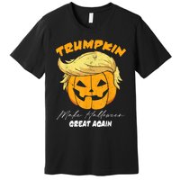 Funny Vintage Trumpkin Make Halloween Great Again Premium T-Shirt