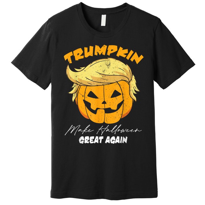 Funny Vintage Trumpkin Make Halloween Great Again Premium T-Shirt