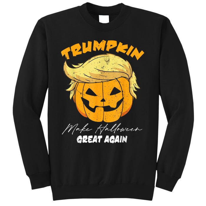 Funny Vintage Trumpkin Make Halloween Great Again Tall Sweatshirt