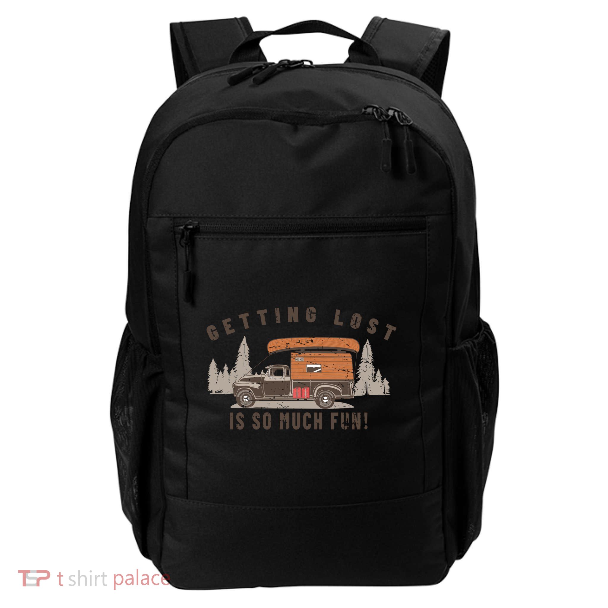 Fun Vintage Truck Camper Canoe Outdoor Nature Camp Lover Gift Backpack