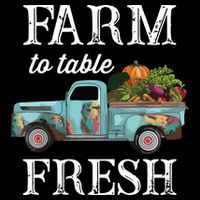 Farm Vegetables Truck Farm To Table Fresh Cooling Performance Crew T-Shirt