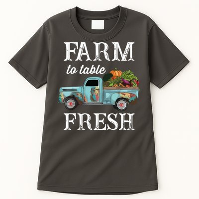 Farm Vegetables Truck Farm To Table Fresh Tall T-Shirt