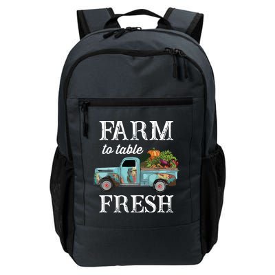 Farm Vegetables Truck Farm To Table Fresh Backpack