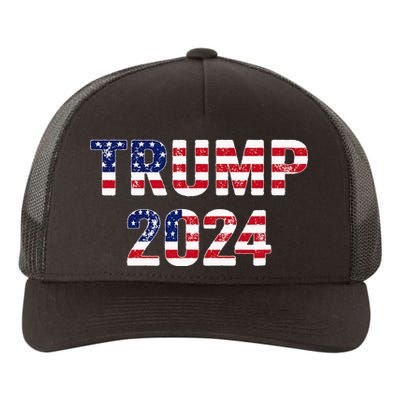 Funny Vintage Trump 2024 Election Gift Wo Yupoong Adult 5-Panel Trucker Hat