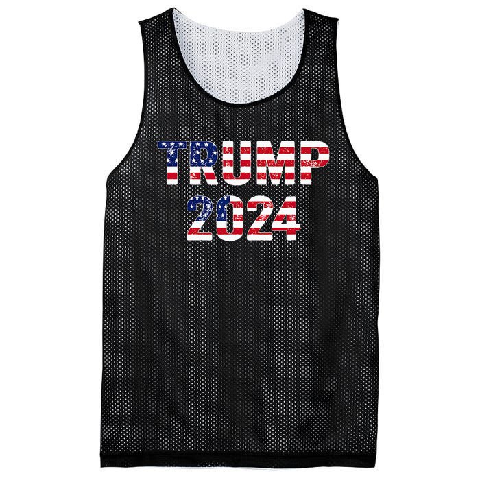 Funny Vintage Trump 2024 Election Gift Wo Mesh Reversible Basketball Jersey Tank