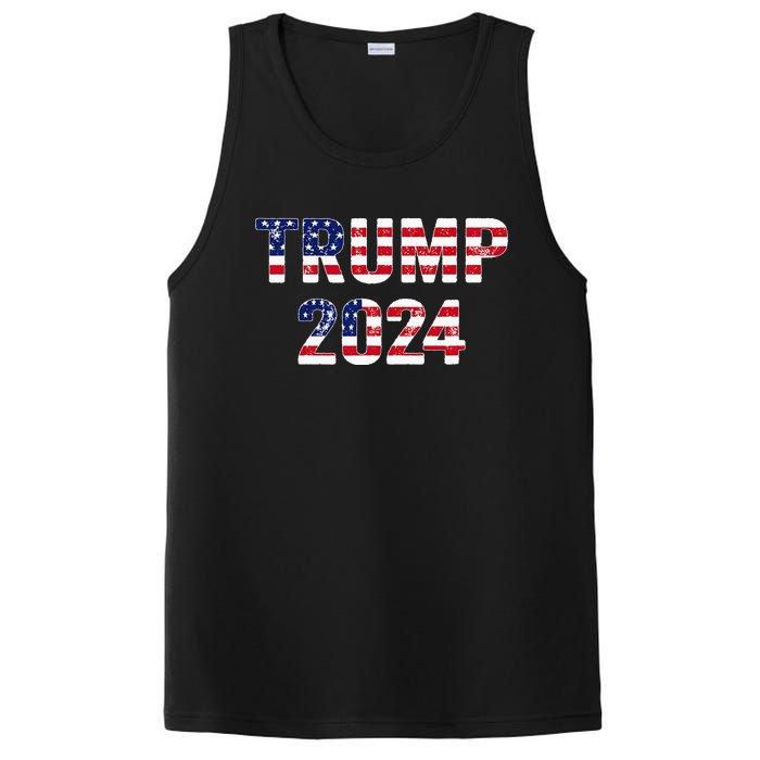 Funny Vintage Trump 2024 Election Gift Wo PosiCharge Competitor Tank