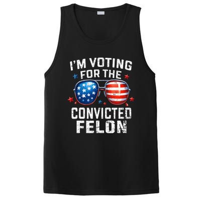 Funny Voting Trump 2024 IM Voting For The Convicted Felon PosiCharge Competitor Tank