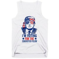 Funny Voting Trump 2024 IM Voting For The Convicted Felon Tank Top