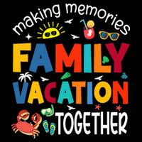Family Vacation Together Making Memories Matching Family Bucket Hat