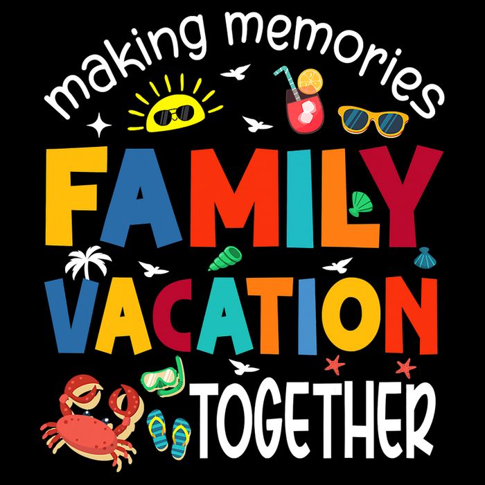 Family Vacation Together Making Memories Matching Family Bucket Hat