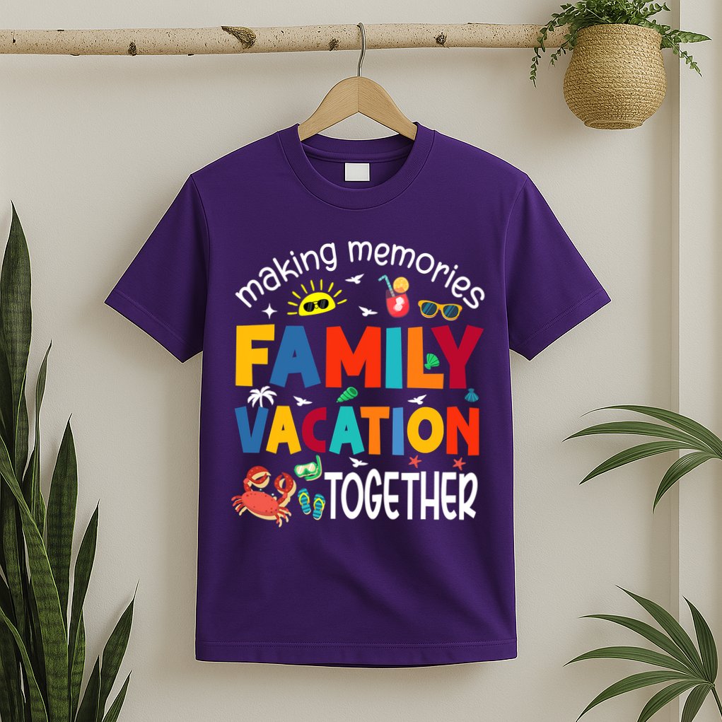 Family Vacation Together Making Memories Matching Family T-Shirt